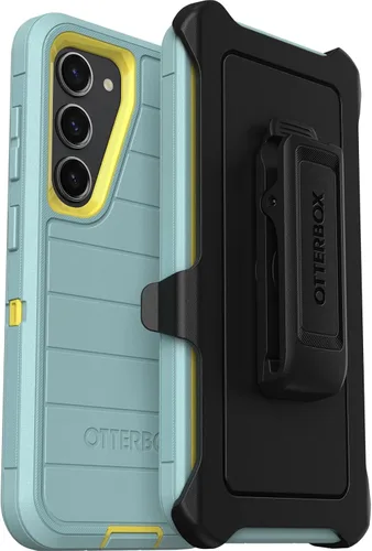 Vista 12 de OtterBox Galaxy S23 (Solo) - Funda Defender Series - Negra, Resistente y Duradera - con Protección de Puertos - Incluye Clip de Holster y Pata