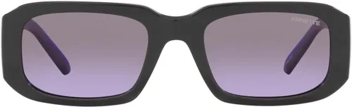 Vista 15 de ARNETTE Gafas de sol para hombre, montura negra, lentes gris oscuro, 2.087 in