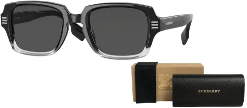 Vista 3 de BURBERRY Eldon BE4349 Rectangle Sunglasses for Men + BUNDLE With Designer iWear Complimentary Eyewear Kit