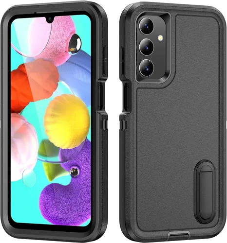 Vista 3 de IDweel Funda rígida para Samsung Galaxy A15 5G de 6.5 pulgadas, resistente a los golpes, antiarañazos, ajuste delgado, ligera, duradera, con función