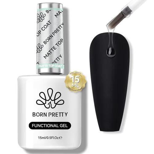 Vista 23 de Born Pretty Juego de Base y Capa Superior de 2 Piezas, Capa Superior de Alto Brillo, Gel Base para Uñas de Larga Duración con Acabado Brillante