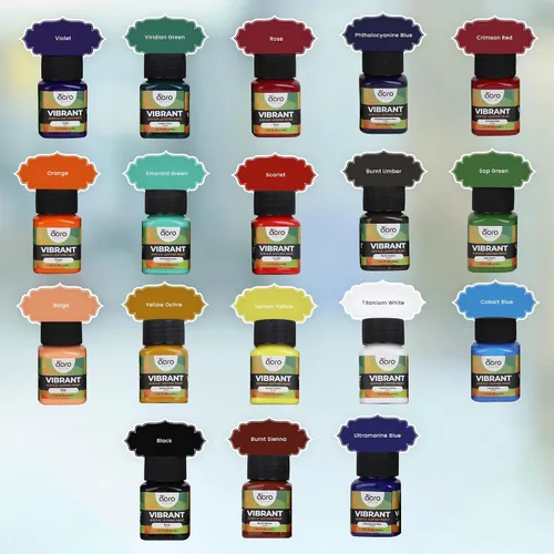 Vista 3 de Pintura acrílica para cuero para zapatos, kit de pintura de cuero de 18 colores con 5 pinceles de pintura (desmaquillante y acabado no incluidos)