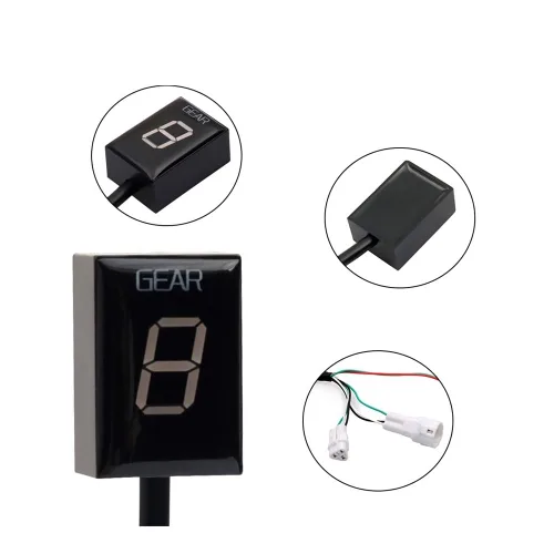 Vista 6 de Motorcycle Gear Indicator for YZF R1 R6 FZ8 MT03 MT-01 FZS1000 for Fazer XJR400 FZ400 FZ 8 XV1900A YS250 XV1600A XJ6 Speed Display Gear Indicator