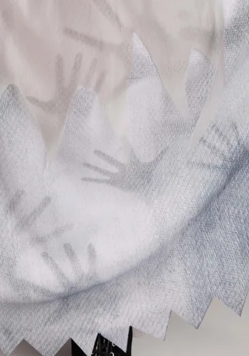 Vista 5 de Disfraz para niña de Dama de Blanco Fantasma Multicolor