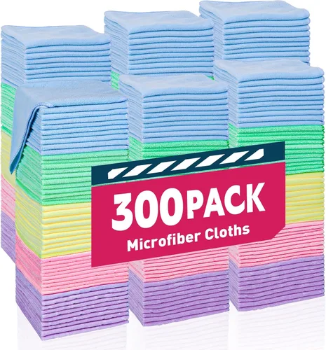 Vista 16 de TEAWOO Paños de limpieza de microfibra, paquete de 100 toallas de 5