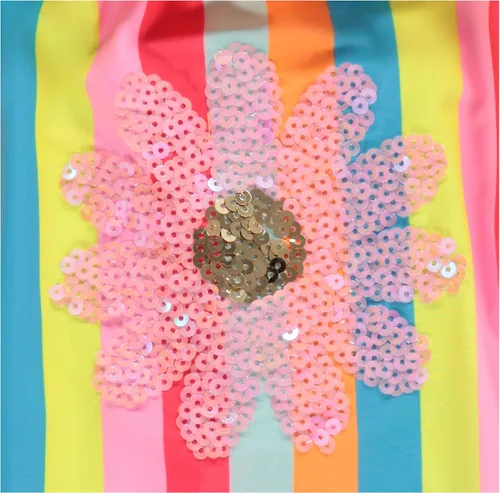 Vista 5 de BMAGICAL Paquete de 2 trajes de baño para niños y niñas, estampado para playa