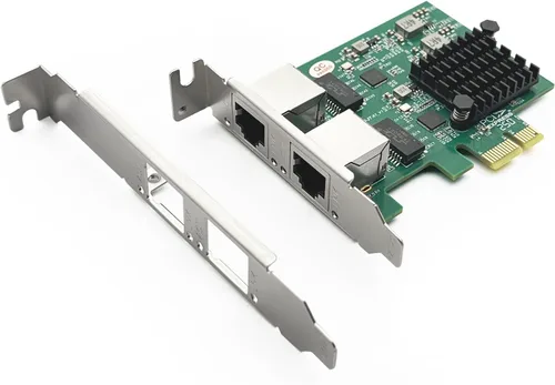 Vista 15 de Tarjeta de red NIC PCI-E SFP+ NIC de 10 Gb, con chipset Broadcom 57810S, puerto SFP+ dual, adaptador LAN Ethernet PCI-E X 8/X16 compatible