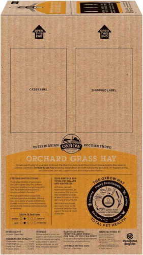 Vista 8 de Oxbow Heno de huerto, conejo y conejillo de indias, clasificado a mano, desempolvado, 9 lb