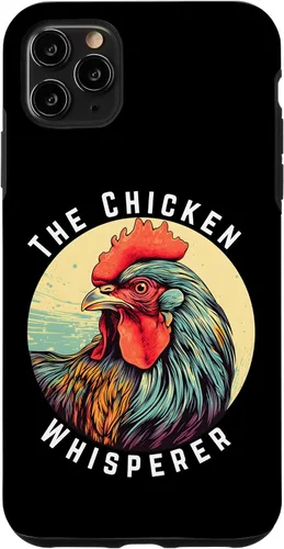Vista 11 de iPhone 14 - Atuendo para amantes de la agricultura y el pollo The Chicken Whisperer Case