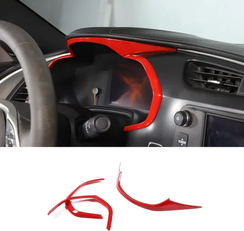 Vista 10 de Tiras de ajuste para panel de instrumentos de tablero de instrumentos, ABS, 3 unidades, compatibles con Corvette C7 Stingray 2014-2019, accesorios