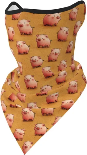 Vista 18 de Polaina para el cuello, bandanas para hombres y mujeres, cubierta de bufanda para la cara con rayos UV, con agujero para las orejas, máscara facial