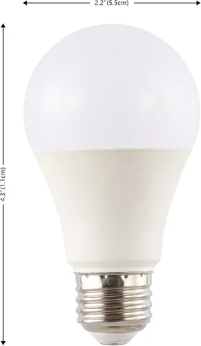 Vista 5 de JONATHAN Y Bombillas LED blancas de 4.3 pulgadas de 9 W, base E26 de 2700 K blanco cálido, bombillas de repuesto de 805 lúmenes no regulables