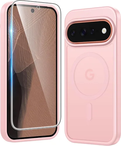 Vista 390 de FNTCASE Funda magnética para iPhone 12, grado militar, protección contra caídas, antiamarilleamiento, duradera, resistente y parachoques a prueba