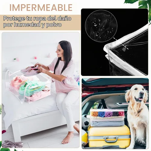 Vista 6 de Windyun - 16 bolsas de almacenamiento transparentes con cremallera