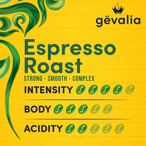 Vista 7 de Gevalia Café molido, tostado oscuro expreso, bolsa de 12 onzas