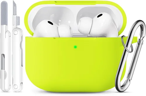 Vista 13 de Funda para AirPods Pro 3 2025 con tapa magnética, bonita funda de silicona suave compatible con Apple Airpods Pro de 3ª generación, funda rosa
