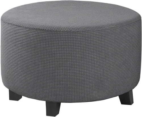 Vista 89 de H.VERSAILTEX Funda Deslizable para Otomana Rectangular Ajuste de Longitud 29"-34" Reposapiés Fundas Deslizables para Sofá Funda para Taburete