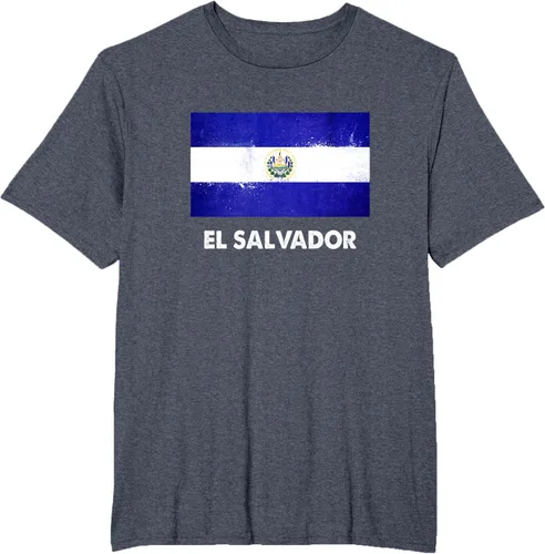Vista 61 de Camiseta de la bandera de El Salvador Camiseta salvadoreña