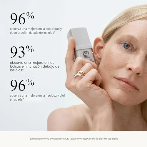 Vista 5 de U Beauty The RETURN Eye Concentrate - Crema antienvejecimiento para ojos con péptidos y antioxidantes para más brillante y tenso debajo de los ojos