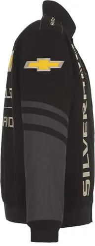 Vista 3 de JH DESIGN GROUP Chaqueta para hombre Chevy Silverado con bordado clásico de sarga