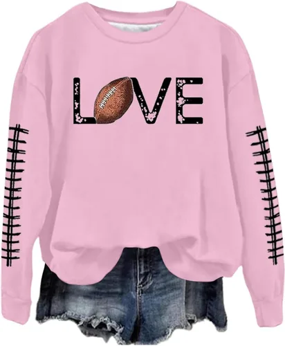 Vista 30 de Sudadera casual para mujer, manga larga, con cuello redondo, ropa de primavera, tallas S-3XL