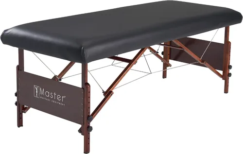 Vista 2 de Master Massage Cubierta de mesa de masaje de cuero de vinilo PU, 1 unidad, azul rey