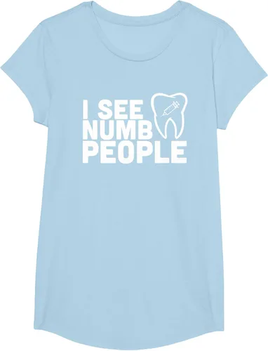 Vista 15 de I see Numb People - Camiseta de regalo para dentista dental, Negro, S
