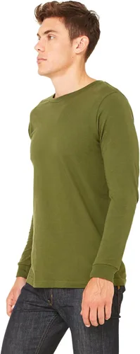 Vista 3 de Canvas Men's - Camiseta de manga larga 100% algodón de 4.2 onzas, modelo Filmore 3501para hombre