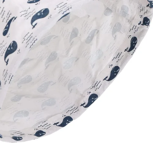 Vista 9 de Cesta de lavandería impermeable con patrón de delfín, cestas plegables para ropa sucia, cestas de almacenamiento de gran capacidad para dormitorio