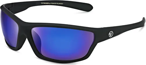 Vista 26 de Nitrogen Gafas de sol deportivas polarizadas envolventes para hombres y mujeres, UV400, para conducir, pescar, correr, gafas de sol