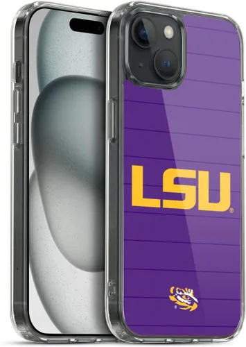 Vista 55 de Head Case Designs Funda de gel suave con licencia oficial de la Universidad Estatal de Louisiana LSU Camou compatible con Apple iPhone 7 Plus/iPhone
