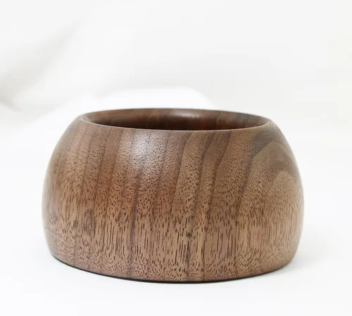 Vista 6 de NewFantasia Soporte de madera de nogal compatible con Homepod mini, diseño de cable integrado, soporte de madera maciza para Homepod mini