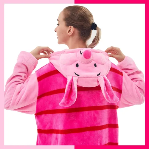 Vista 3 de GONAAP Unisex Adult Onesie Pajamas Animal One Piece Costume Cosplay Sleepwear