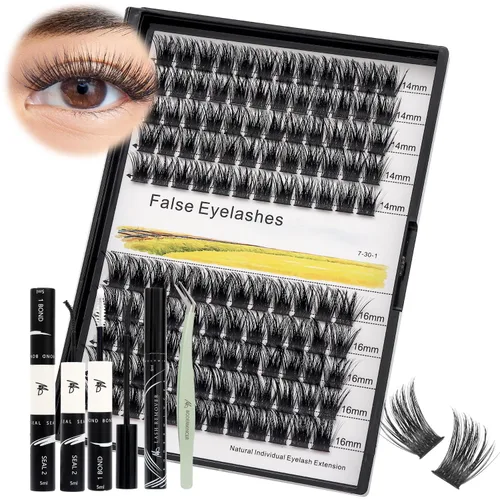 Vista 17 de Bodermincer 4 piezas Pinzas de Clúster de Pestañas para Injerto de Extensiones de Pestañas Postizas (4 piezas de Pinzas)
