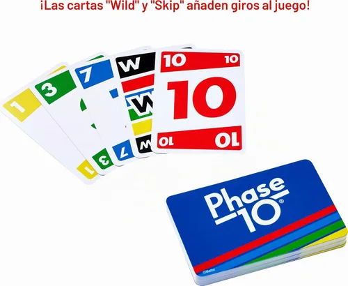 Vista 3 de Juego de cartas. Fase 10, estilos pueden variar.