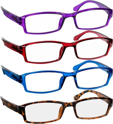 Vista 17 de TruVision Readers Gafas de lectura, bisagras de resorte cómodas para hombres y mujeres, 9501HP