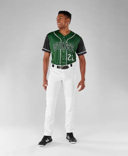 Vista 2 de EvoShield Pantalón de juego Driven Open Bottom para hombre Béisbol/Softbol Team White XL - Extra grande