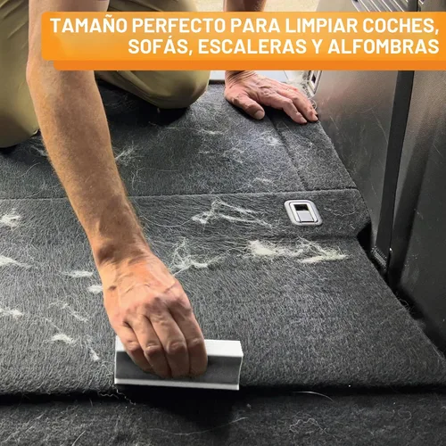 Vista 8 de FurDozer - Removedor de pelo de mascotas y herramientas de detallado automático, removedor de pelo de gatos y perros para alfombras, interiores