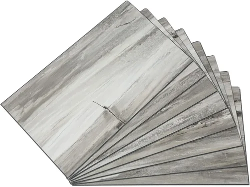 Vista 38 de Palisade Azulejos de vinilo entrelazados impermeables para pared/salpicadero para cocina o baño en mármol español (muestra de 4.5x11 pulgadas)