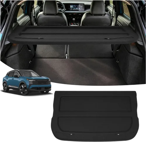 Vista 50 de Powerty - Cubierta de carga para Toyota RAV4 2013-2018, accesorios de cuero