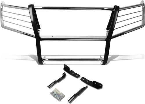 Vista 8 de DNA MOTORING GRILL-G-059-BK - Protector de rejilla para parachoques delantero, color negro, compatible con Sequoia 01-07