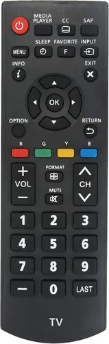 Vista 4 de Nuevo N2QAYB000820 Reemplazo remoto para Panasonic Viera TV TC-L39EM60 TC-L50EM60 TC-P42X60 TH-39LRU6 TH-39LRU60 TH-42LRU6 TH-32LRU60 TH-42LRU60