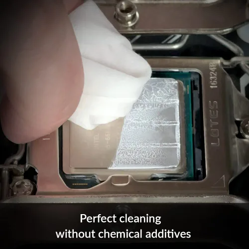 Vista 4 de ARCTIC MX Cleaner (40 piezas) - Toallitas de limpieza para eliminar pasta térmica, 4.5 x 4.5 in, biodegradables