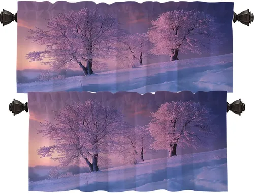 Vista 67 de Shrahala Cortinas blancas S inspiradoras para ventanas de cocina, cortinas negras con palabras cristianas para cafetería, cortinas opacas