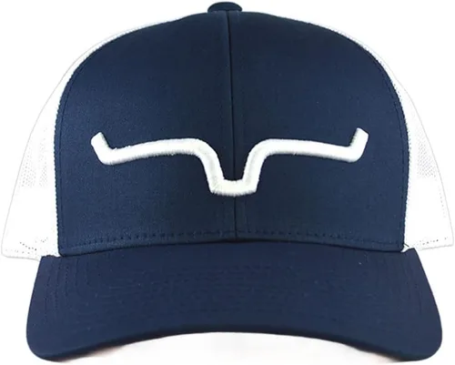 Vista 3 de Kimes Ranch Gorra de camionero con espalda de malla semanal índigo para hombre