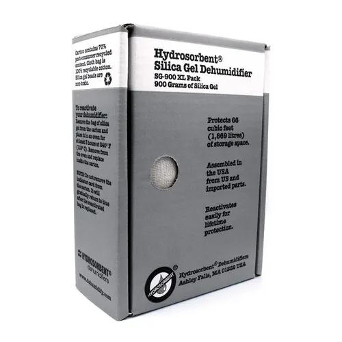Vista 9 de HYDROSORBENT® Gun Safe Deshumidificador recargable de gel de sílice de 15.87 oz de cartón. Absorbente de humedad. Deshumidificador desecante