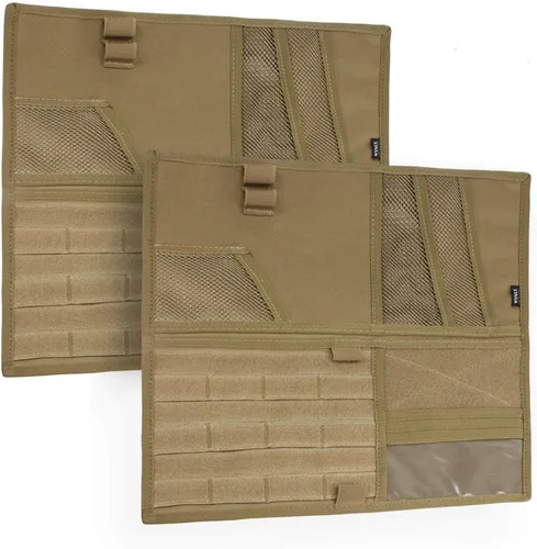 Vista 8 de WYNEX Organizador de visera de coche, panel plegable MOLLE, apto para Negro