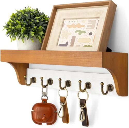 Vista 7 de Rebee Vision Soporte para llaves de 14 pulgadas - Acacia