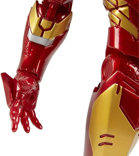 Vista 8 de Marvel Legends Series Iron Man 12 pulgadas.