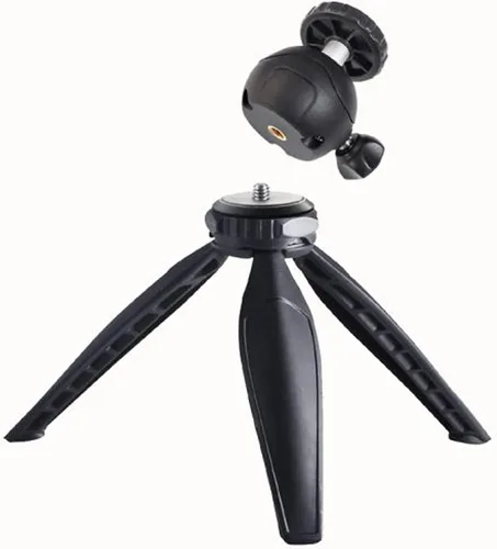 Vista 3 de Trípode para proyector de proyector Trípode Mini trípode Montaje de proyector Ajustable Ángulo de 360° Soporte giratorio para proyector Soporta